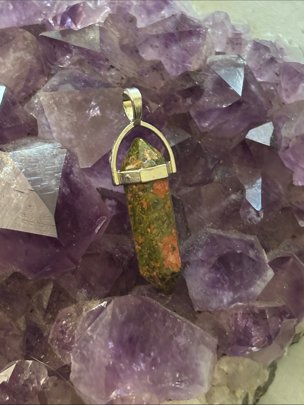 Unakite Pendant